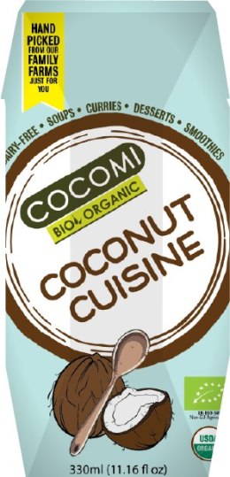 COCONUT MILK - MLECZKO KOKOSOWE (17% TŁUSZCZU) BIO 330 ml - COCOMI