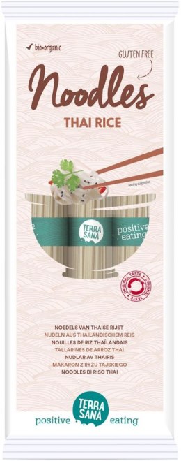 MAKARON (RYŻOWY Z RYŻU TAJSKIEGO) BEZGLUTENOWY BIO 250 g - TERRASANA