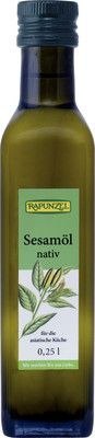 OLEJ SEZAMOWY BIO 250 ml - RAPUNZEL