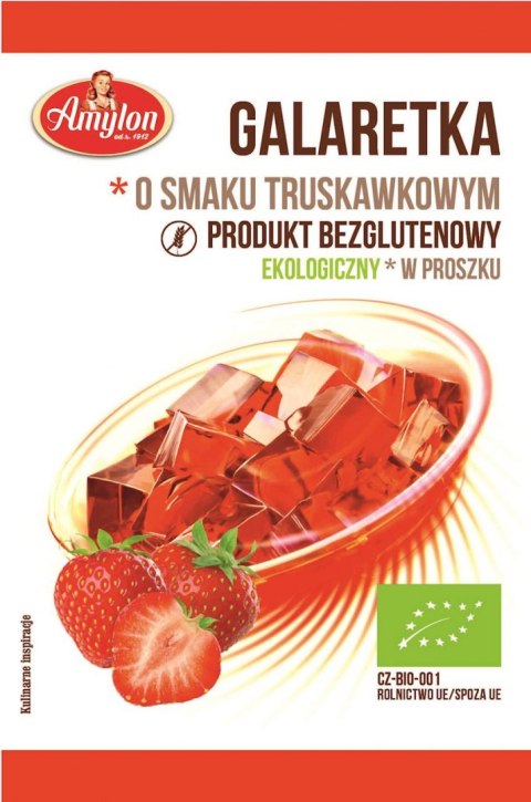 GALARETKA SMAK TRUSKAWKOWY BEZGLUTENOWA BIO 40 g