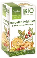 HERBATKA IMBIR - POMARAŃCZA BIO 20 x 1,5 g - APOTHEKE
