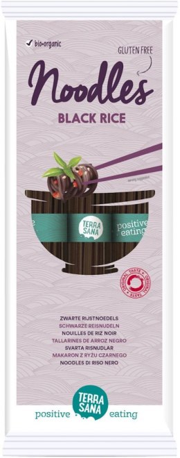 MAKARON (RYŻOWY Z RYŻU CZARNEGO) BEZGLUTENOWY BIO 250 g - TERRASANA