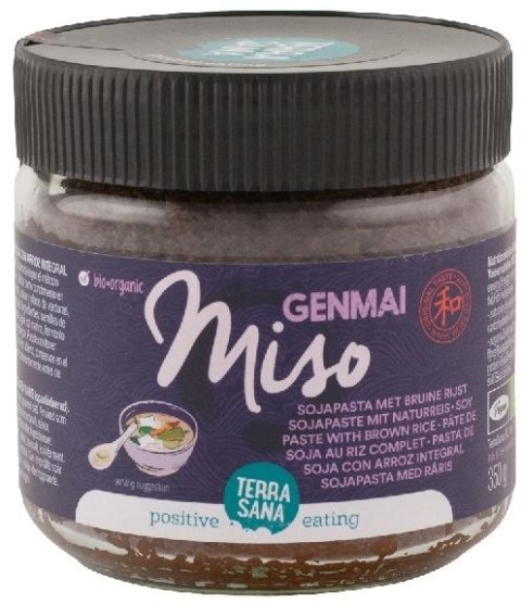 MISO GENMAI (PASTA SOJOWA Z RYŻEM BRĄZOWYM) BIO 350 g - TERRASANA
