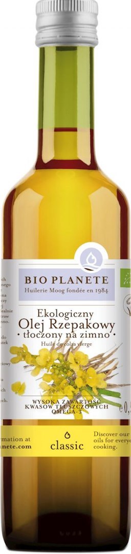 OLEJ RZEPAKOWY VIRGIN BIO 500 ml - BIO PLANETE