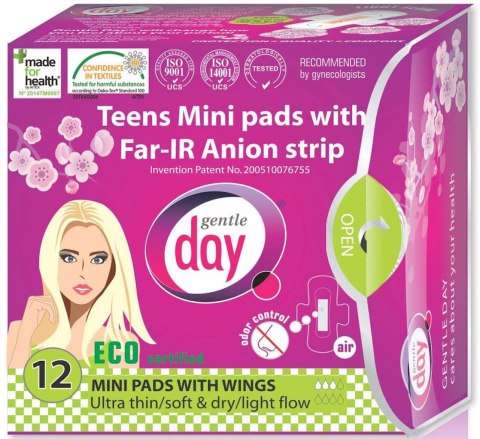 PODPASKI HIGIENICZNE MINI Z PASKIEM ANIONOWYM