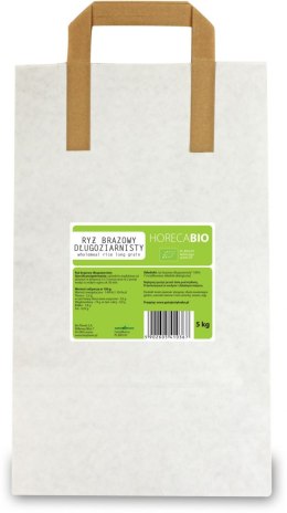 RYŻ BRĄZOWY DŁUGOZIARNISTY BIO 5 kg - HORECA