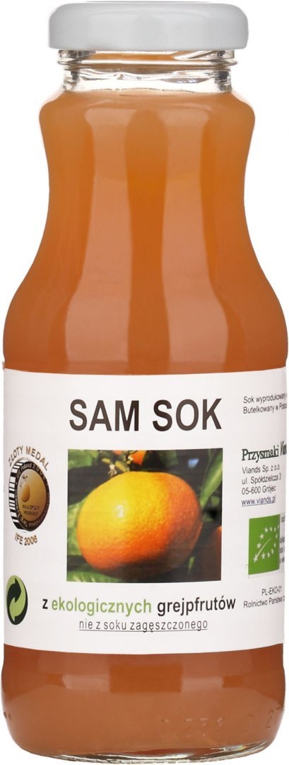 SAM SOK GREJPFRUTOWY BIO 250 ml - VIANDS