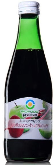 SOK JABŁKOWO - BURAKOWY BIO 300 ml - BIO FOOD