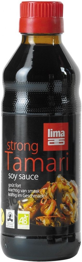 SOS SOJOWY TAMARI MOCNY BEZGLUTENOWY BIO 250 ml - LIMA