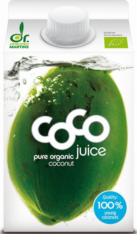 WODA KOKOSOWA NATURALNA BIO 500 ml - COCO (DR. MARTINS)
