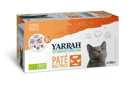 MULTIPACK PASZTET BIO KOTA DOROSŁEGO 8x100g YARRAH