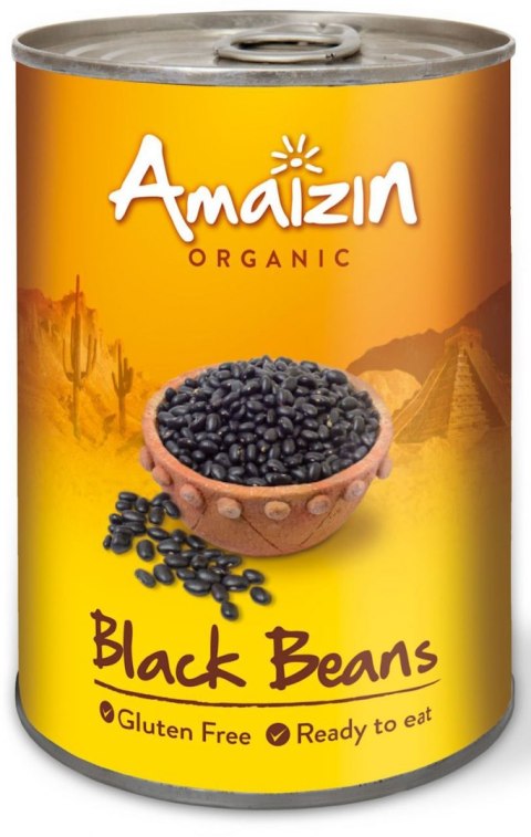 FASOLA CZARNA W ZALEWIE (PUSZKA) BIO 400 g (240 g) - AMAIZIN