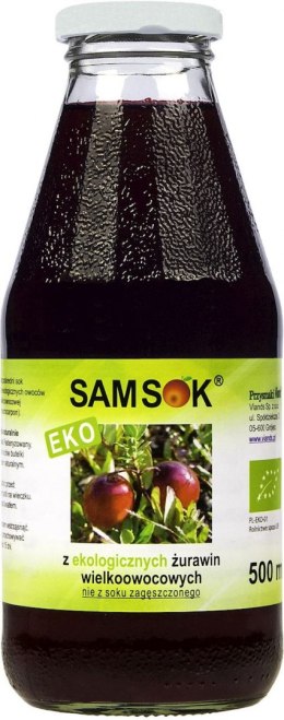 SAM SOK Z ŻURAWINY WIELKOOWOCOWEJ BIO 500ml-VIANDS