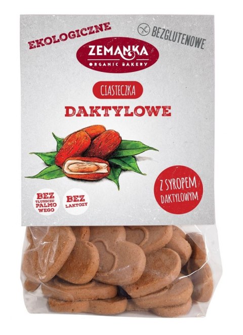 CIASTECZKA DAKTYLOWE BEZGLUTENOWE BIO 100 g - ZEMANKA