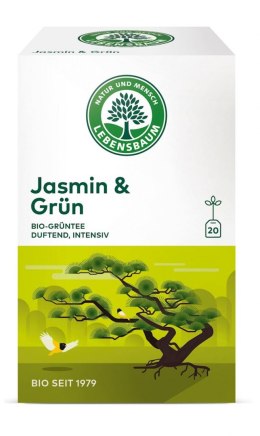 HERBATA ZIELONA JAŚMINOWA EKSPRESOWA BIO (20 x 1,5 g) - LEBENSBAUM
