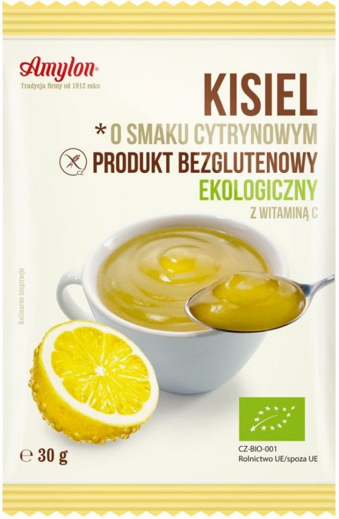 KISIEL CYTRYNOWY BEZGLUTENOWY BIO 30 g - AMYLON