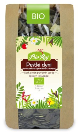 PESTKI DYNI CIEMNOZIELONE (UPRAWIANE W EUROPIE) BIO 300 g - BIO RAJ