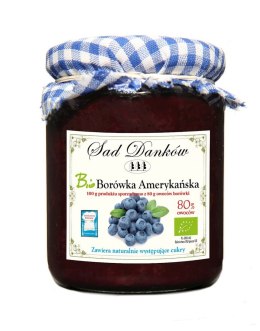 BORÓWKA AMERYKAŃSKA 80% BIO 260 g - SAD DANKÓW