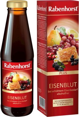 NAPÓJ OWOCOWO-ZIOŁOWY Z ŻELAZEM I WITAMINAMI C, B1, B2, B12 450 ml - RABENHORST