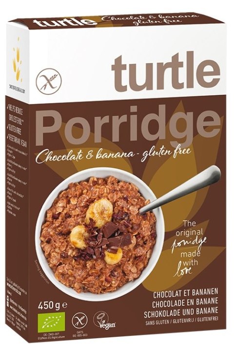 OWSIANKA CZEKOLADOWO-BANANOWA BEZGLUTENOWA BIO 400 g - TURTLE