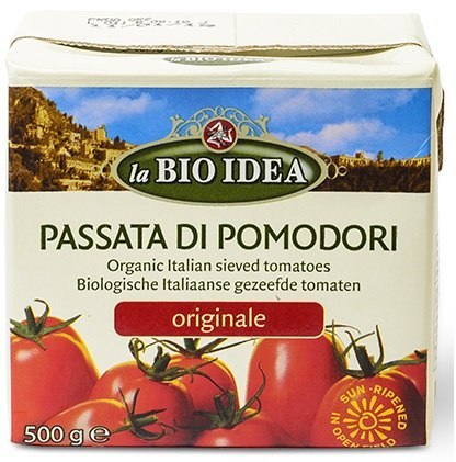 PRZECIER POMIDOROWY PASSATA W KARTONIE BIO 500 ml - LA BIO IDEA