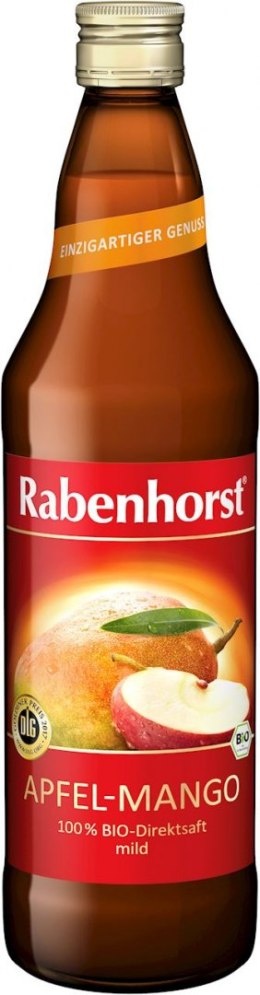 SOK JABŁKO - MANGO BIO 750 ml - RABENHORST
