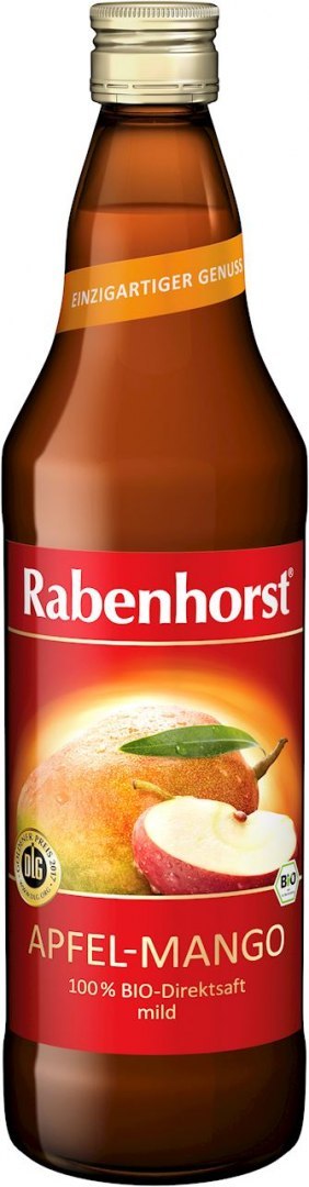 SOK JABŁKO - MANGO BIO 750 ml - RABENHORST