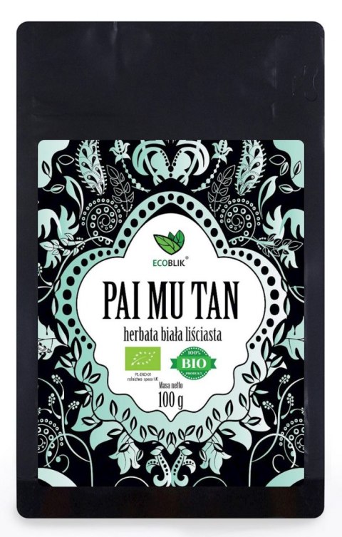 HERBATA BIAŁA PAI MU TAN BIO 100 g - ECOBLIK