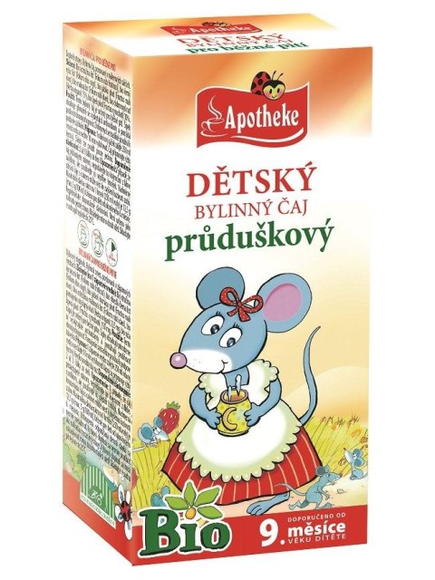 HERBATKA DLA DZIECI - NA OSKRZELA BIO 20 x 1,5 g - APOTHEKE