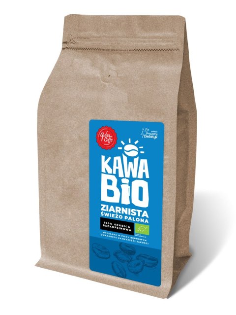 KAWA ZIARNISTA BEZKOFEINOWA ARABICA 100% BIO 250 g - QUBA CAFFE