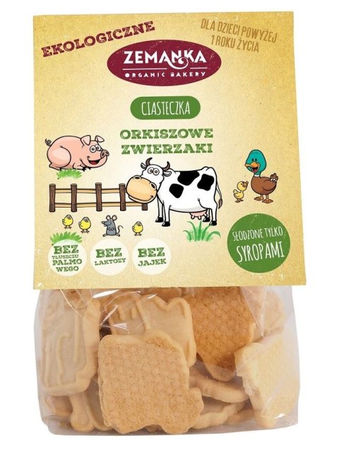 CIASTECZKA ORKISZOWE ZWIERZAKI BIO 100 g - ZEMANKA