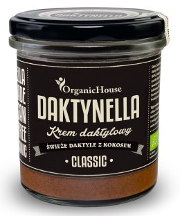 KREM KOKOSOWO-DAKTYLOWY CLASSIC BEZGLUTENOWY BIO 280 g - ORGANIC HOUSE (DAKTYNELLA)