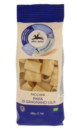 MAKARON (SEMOLINOWY) PACCHERI BIO 500 g - ALCE NERO