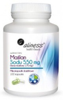 Maślan Sodu 720 mg (Kwas masłowy 170 mg) x 100 VEGE kaps. - Aliness