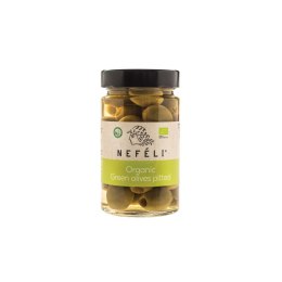 OLIWKI ZIELONE BEZ PESTEK W ZALEWIE BIO 295 g - NEFELI
