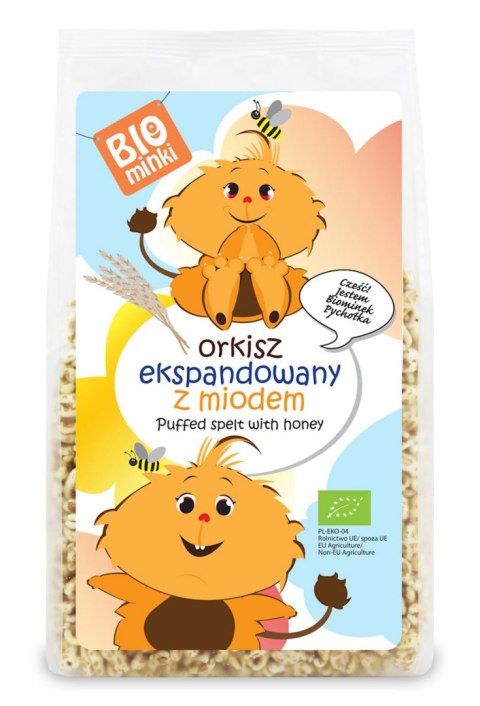 ORKISZ EKSPANDOWANY Z MIODEM BIO 210 g - BIOMINKI