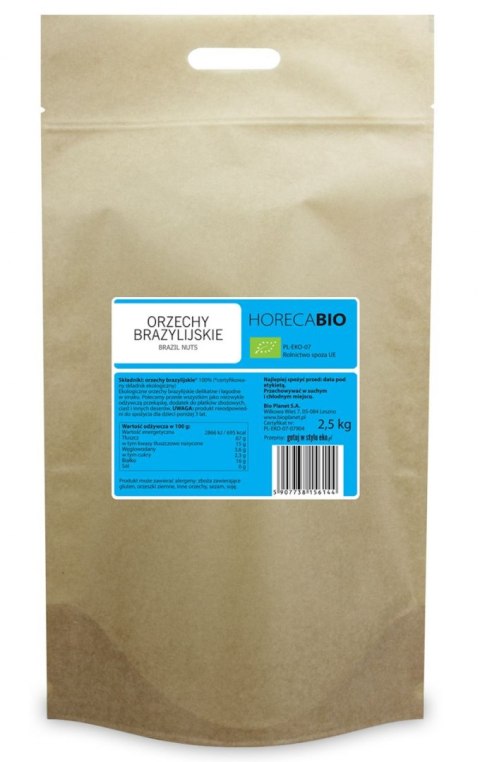 ORZECHY BRAZYLIJSKIE BIO 2,5 kg - HORECA