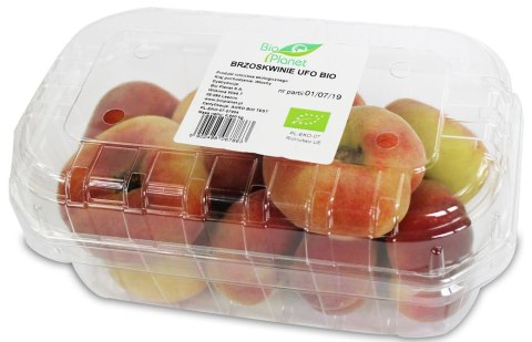BRZOSKWINIE UFO ŚWIEŻE BIO (około 0,50 kg)