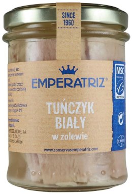 TUŃCZYK BIAŁY FILETY W ZALEWIE 200 g (140 g) (SŁOIK) - EMPERATRIZ