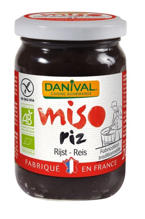 MISO (PASTA SOJOWA Z RYŻEM) BEZGLUTENOWE BIO 200 g - DANIVAL
