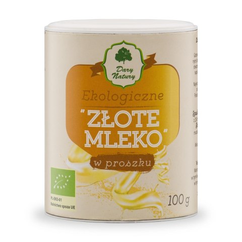 MIESZANKA PRZYPRAW ZŁOTE MLEKO BIO 100 g - DARY NATURY