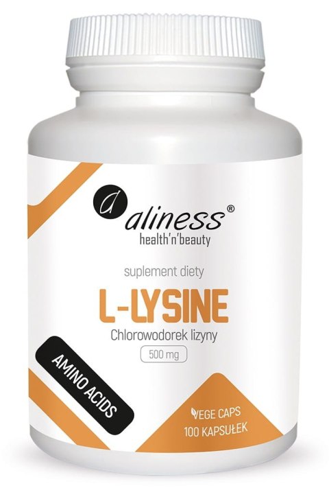 L-Lysine (chlorowodorek) 500 mg x 100 Vege caps. - Aliness