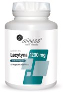 Lecytyna 1200mg x 60 kapsułek - Aliness