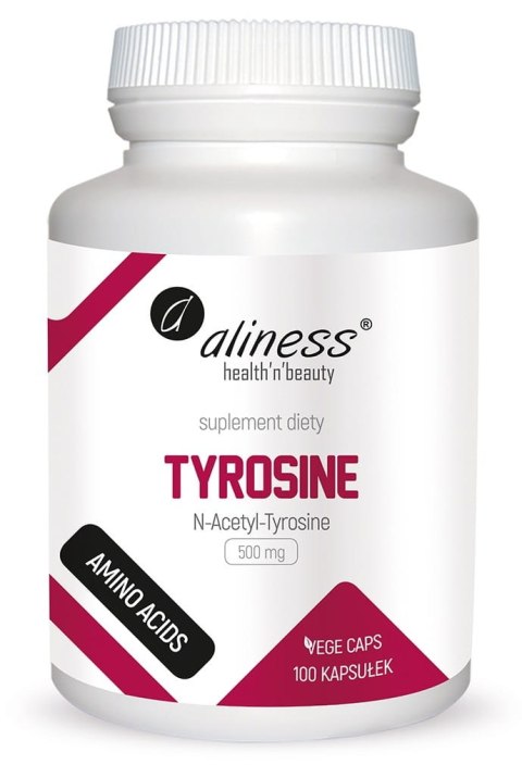 N-Acetyl-Tyrosine 500 mg x 100 Vege caps. - Aliness