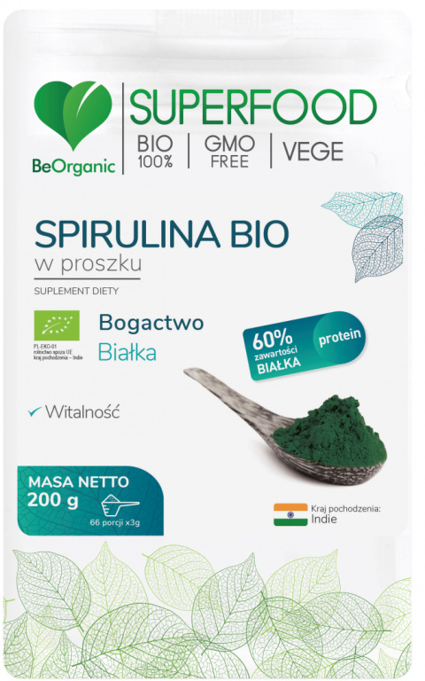 
	  
	 Spirulina BIO w proszku
	  
	  