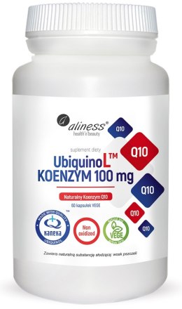 UbiquinoL KANEKA Naturalny KOENZYM 100mg x 60 Vege caps. - Aliness