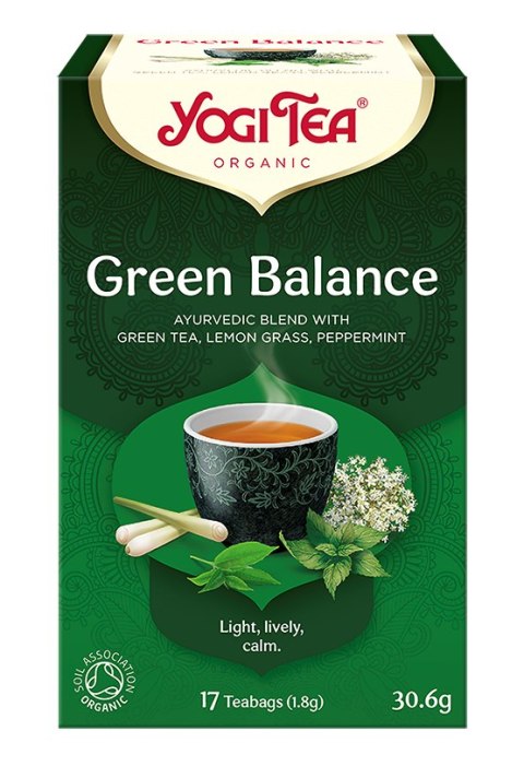 HERBATKA ZIELONA RÓWNOWAGA BIO (17 x 1,8 g) 30,6 g - YOGI TEA
