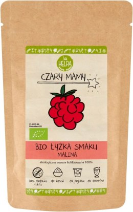 ŁYŻKA SMAKU MALINA LIOFILIZOWANA BIO 40 g - HELPA