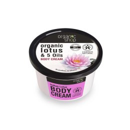 KREM DO CIAŁA ODMŁADZAJĄCY INDYJSKI LOTOS 250 ML ORGANIC SHOP