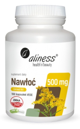 Nawłoć (Solidago virgaurea L.) ekstrakt 10:1 500mg x 100 Vege Caps - Aliness